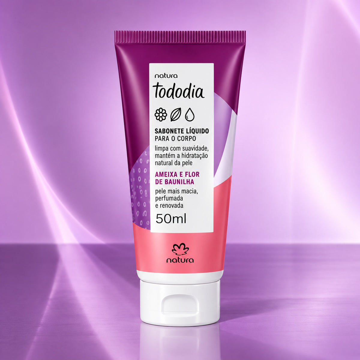 Sabonete Líquido em Gel Natura Tododia Ameixa e Flor de Baunilha 200 ml