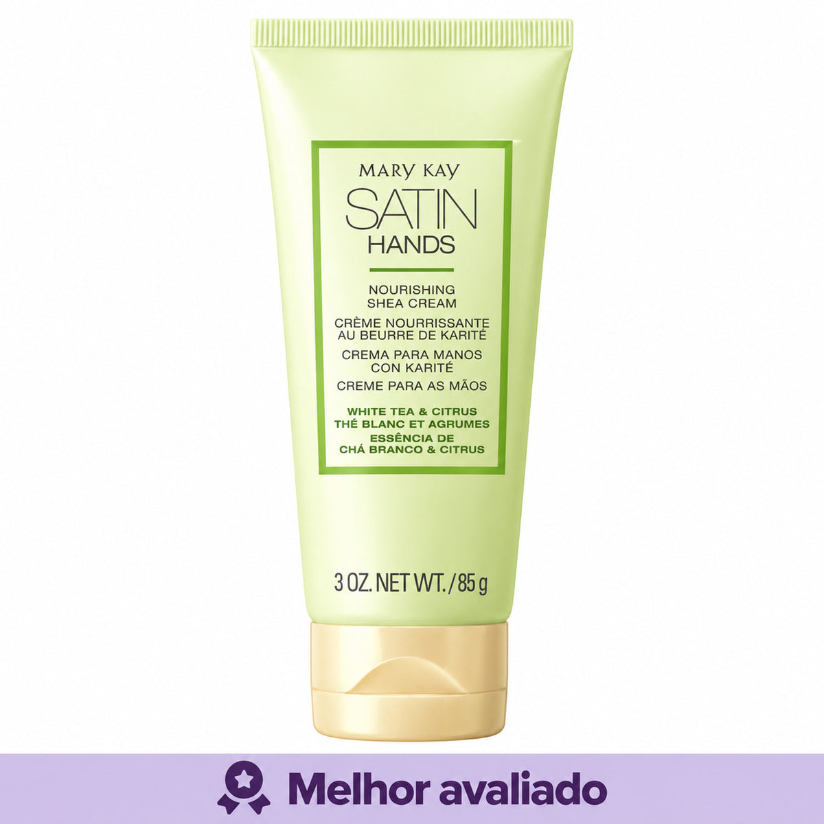 Deo Hidratante para as Mãos Satin Hands® Essência de Chá Branco &amp; Citrus 85g