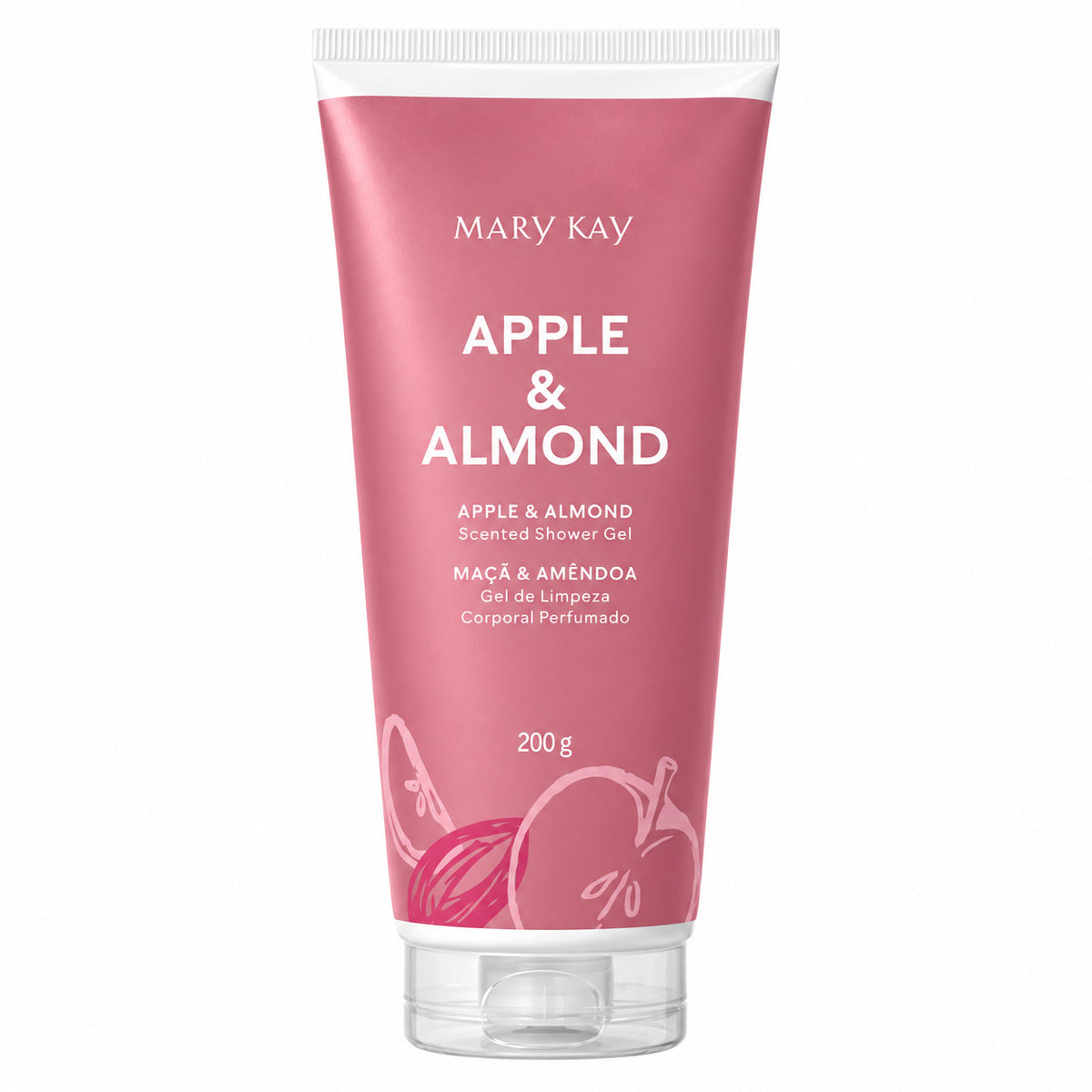 Gel de Limpeza Corporal Perfumado Mary Kay® - Maçã e Amêndoa 200g