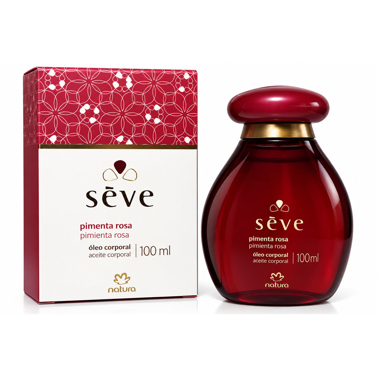 Óleo Desodorante Corporal Sève Pimenta Rosa 100 ml