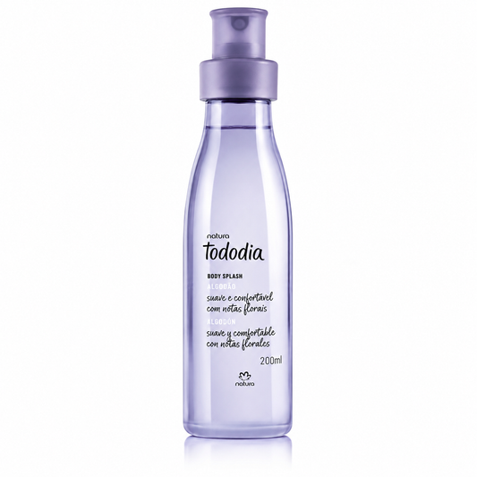 Body Splash Natura Tododia Algodão 200ml