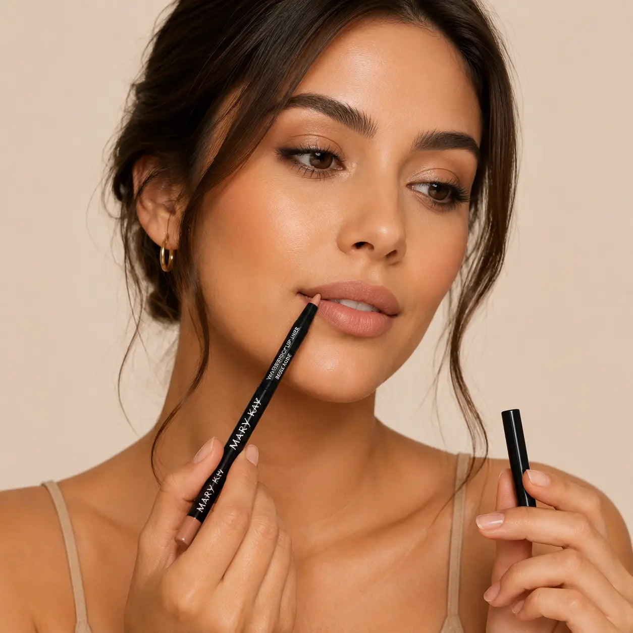 Lápis Retrátil para os Lábios à Prova D'Água Mary Kay Nude - 0,28g Mary Kay