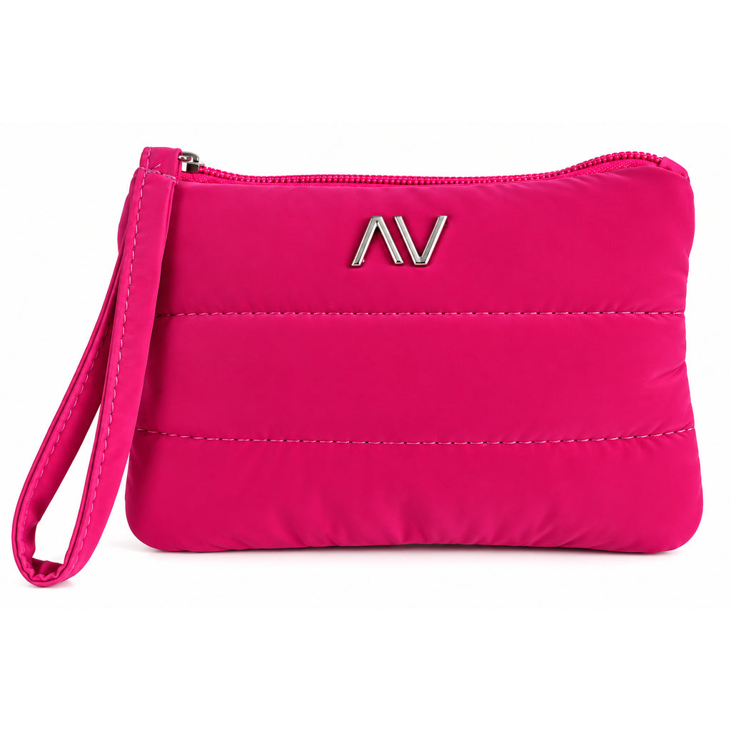Necessaire Rosa Avon Aveludado 16x12