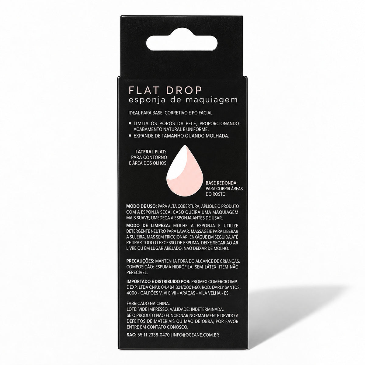 Esponja de Maquiagem - Flat Drop Océane Edition