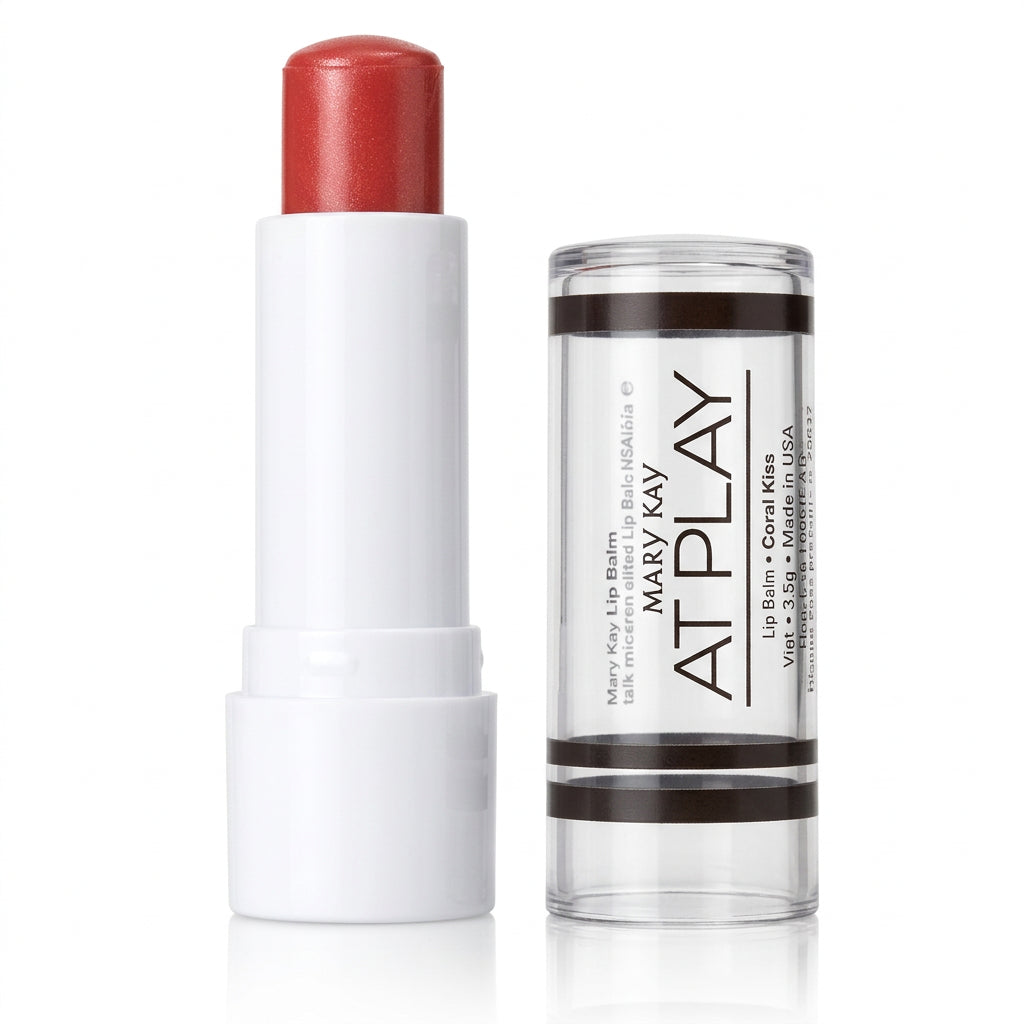 Bálsamo Labial Mary Kay com Cor Coral Love At Play 4,6g