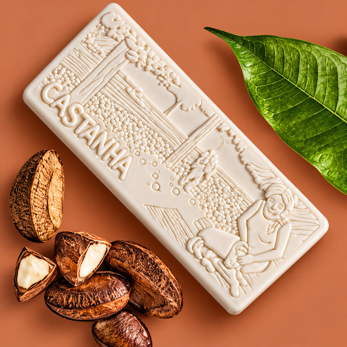 Sabonete Natura cremoso puro vegetal Ekos Castanha 100 g