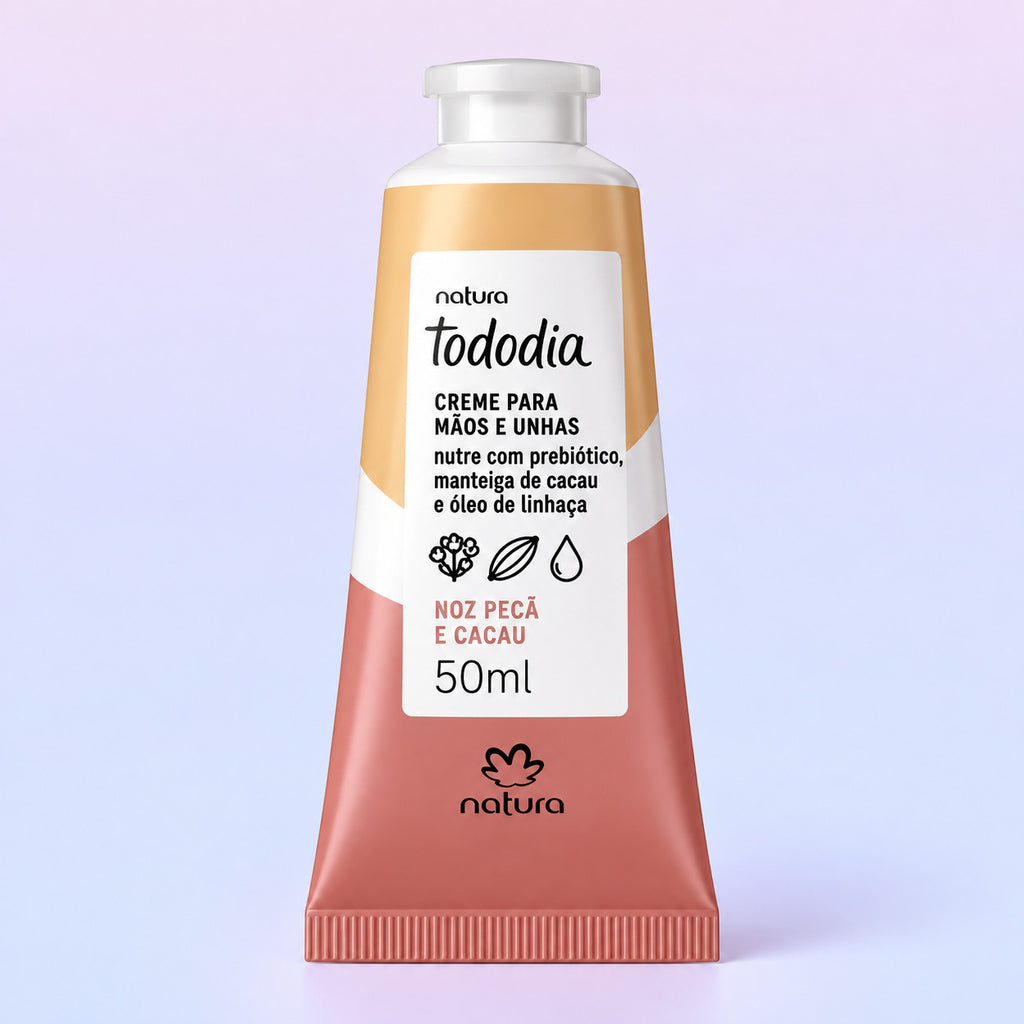 Creme Nutritivo para as Mãos Tododia Noz Pecã e Cacau FPS 20 50 g